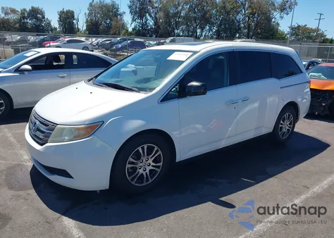 2013 Honda Odyssey Ex-L from USA, damaged, VIN 5FNRL5H61DB035447